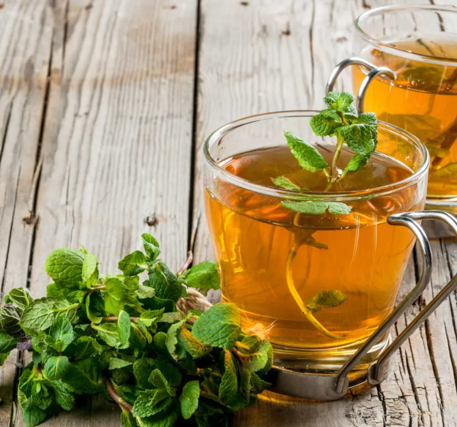 Ayurdvedischer Tee ist Teil der Heilfasten-Kur nach Buchinger Art im Wellnessurlaub des Grand Hotel Binz auf Rügen.